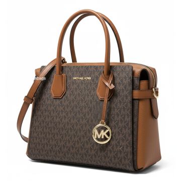Michael Kors Signature Logo Handbag Brown
