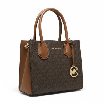 Michael Kors Mercer Signature Tote Brown