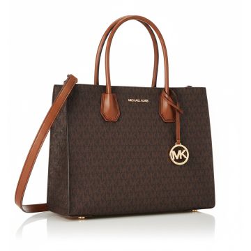Michael Kors Mercer Signature Tote Brown